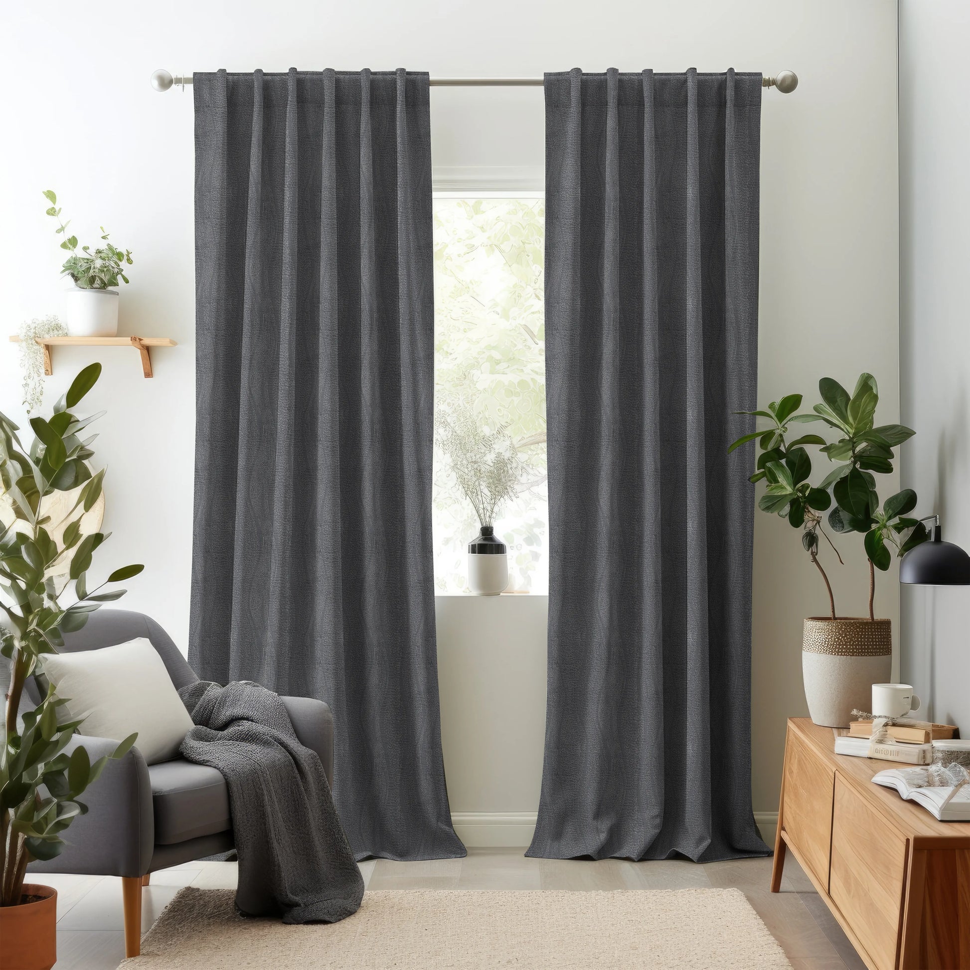 Earthen Tales Edition 1 - Twinge | Made to Order Light Filtering Curtains Twinge-Metal