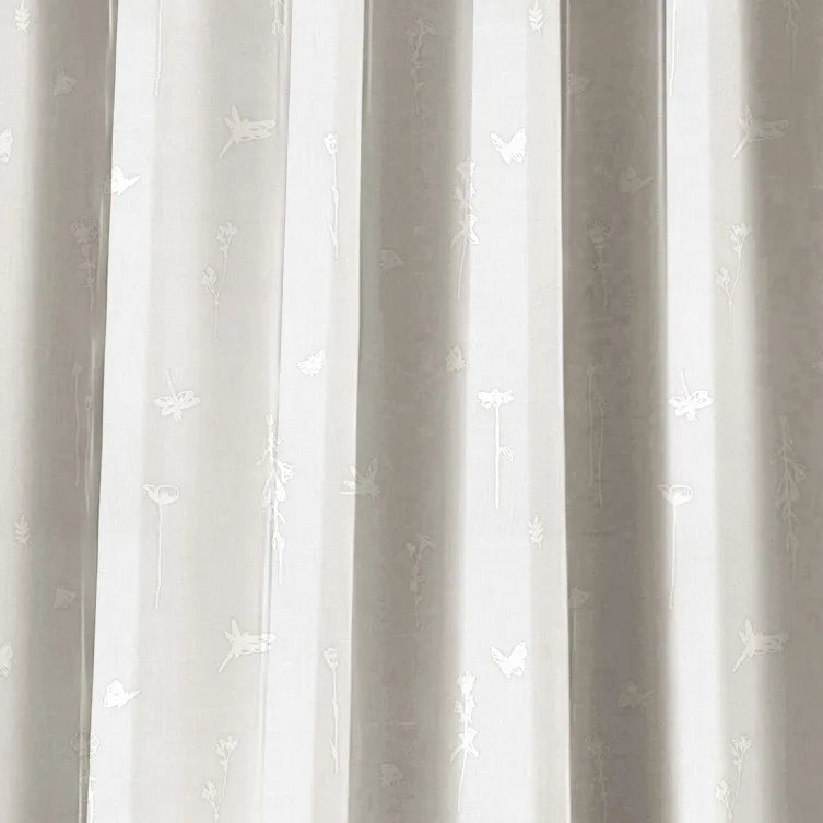 Nomad's Diary Edition 7 - Verbana | Made to Order Sheer Curtains Verbana-Snowflake