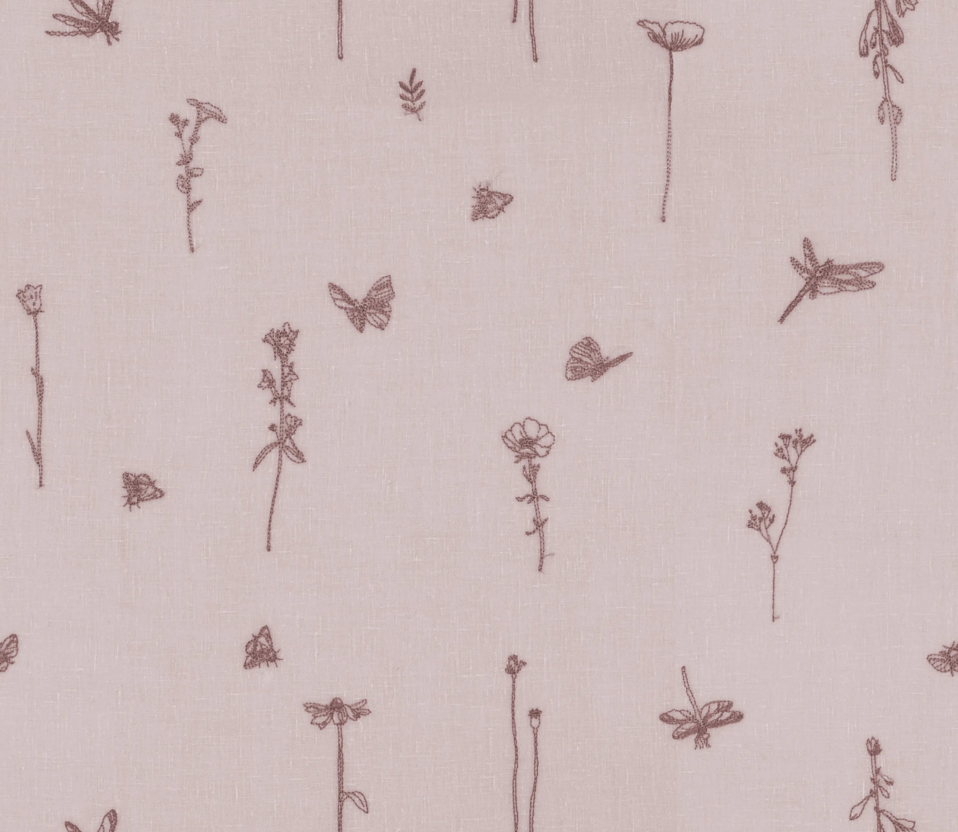 Nomad's Diary Edition 3 - Verbana | Made to Order Sheer Curtains Verbana-Dustyrose