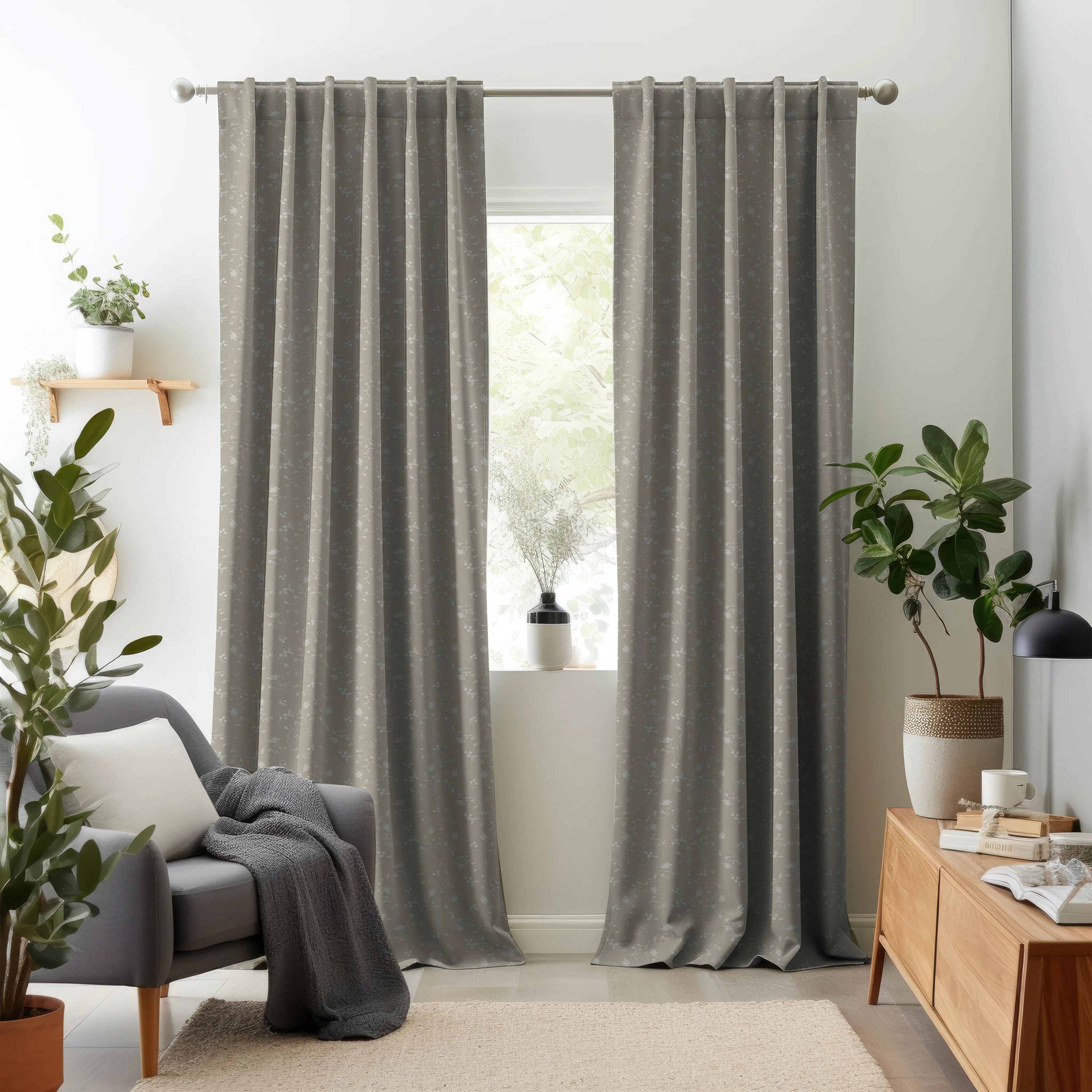 Nomad's Diary Edition 4 - Bellflower | Made to Order Light Filtering Curtains Bellflower-Linen