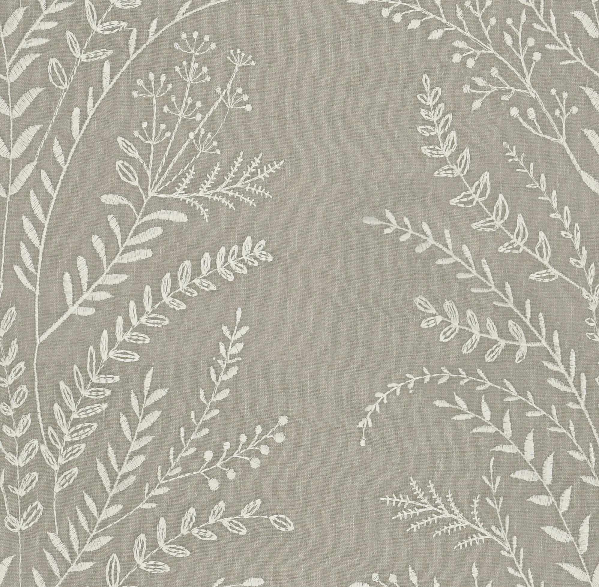 Hallmark Drapes Edition 5 - Floralstreak | Made to Order Sheer Curtains Floralstreak-Oatmeal