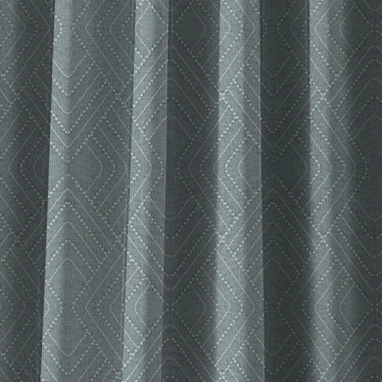 Hallmark Drapes Edition 5 - Glazing | Made to Order Sheer Curtains Glazing-Stoneblue