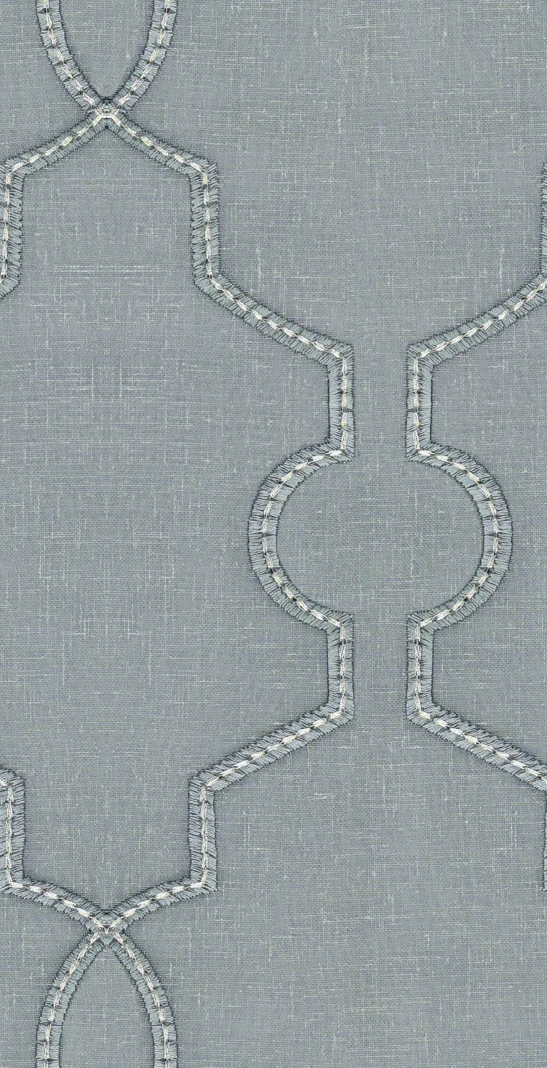 Hallmark Drapes Edition 5 - Grille | Made to Order Sheer Curtains Grille-Stoneblue