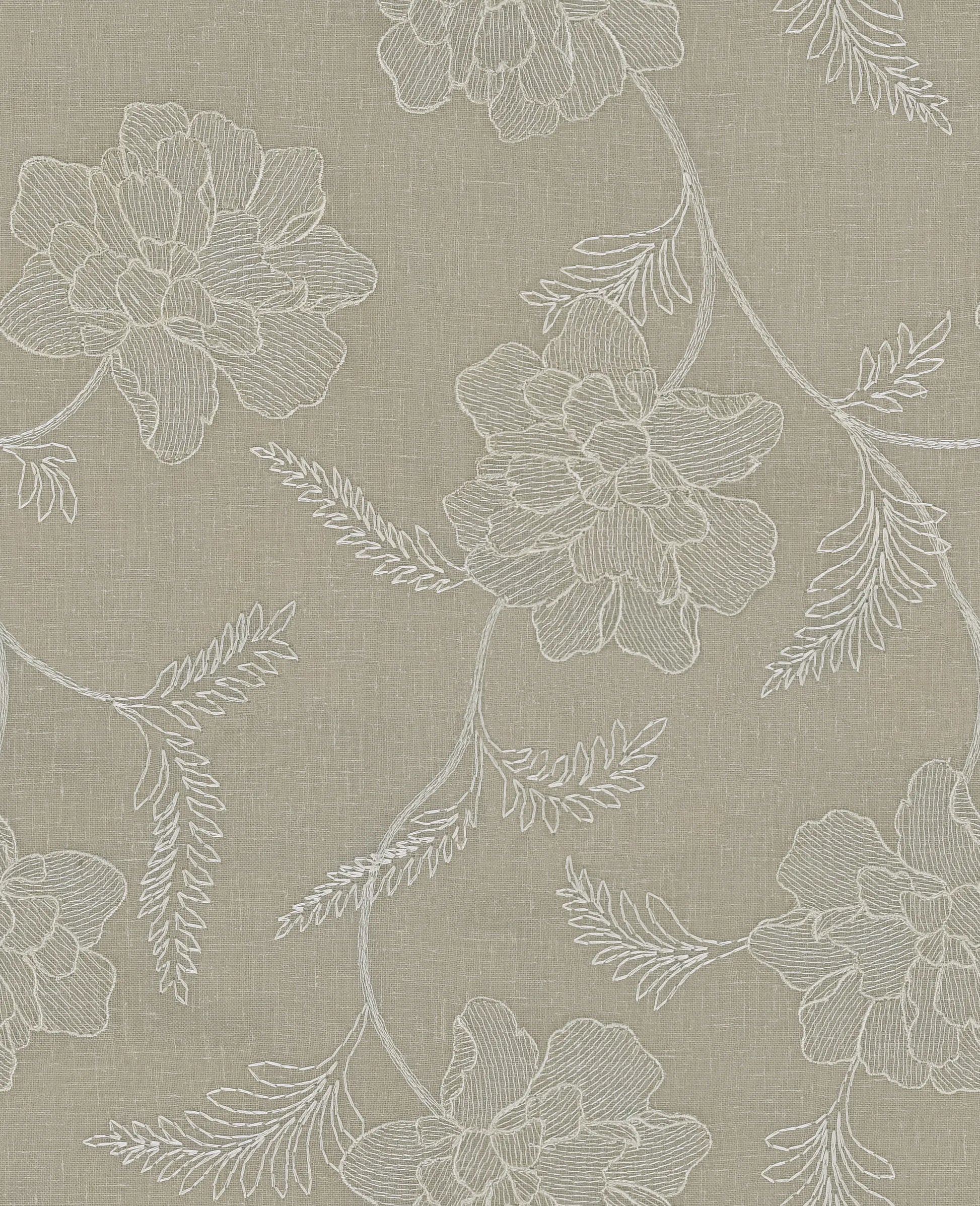 Hallmark Drapes Edition 5 - Blossomy | Made to Order Sheer Curtains Blossomy-Parchment