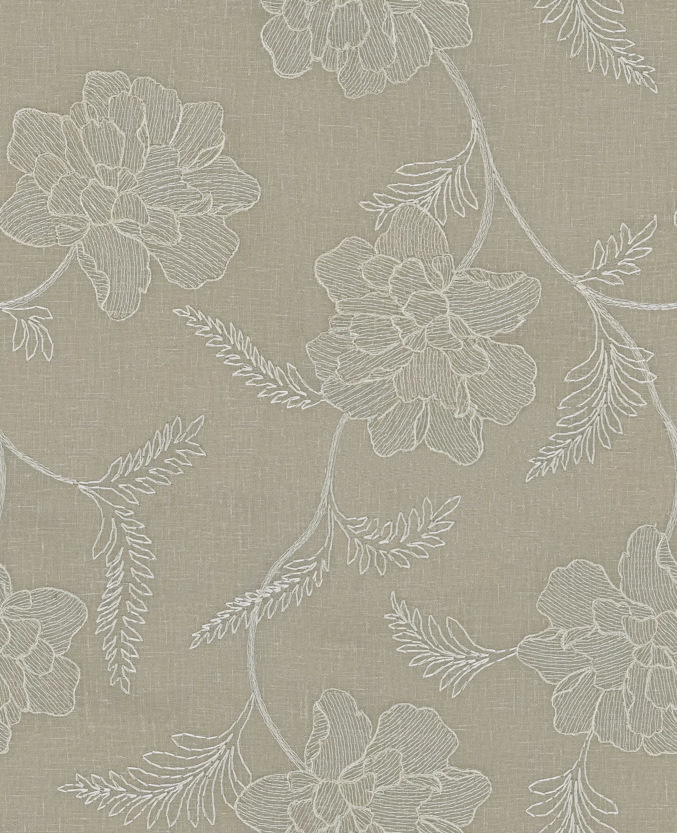 Hallmark Drapes Edition 5 - Blossomy | Made to Order Sheer Curtains Blossomy-Parchment