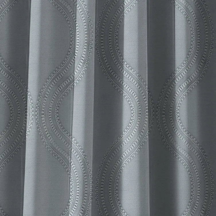 Hallmark Drapes Edition 5 - Oozing | Made to Order Sheer Curtains Oozing-Gunpowder