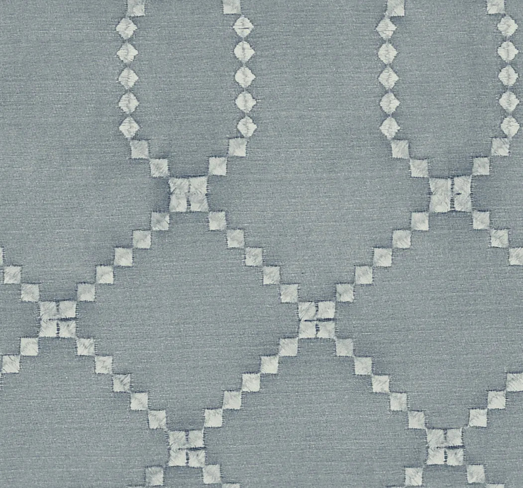 Hallmark Drapes Edition 5 - Tracery | Made to Order Sheer Curtains Tracery-Stoneblue