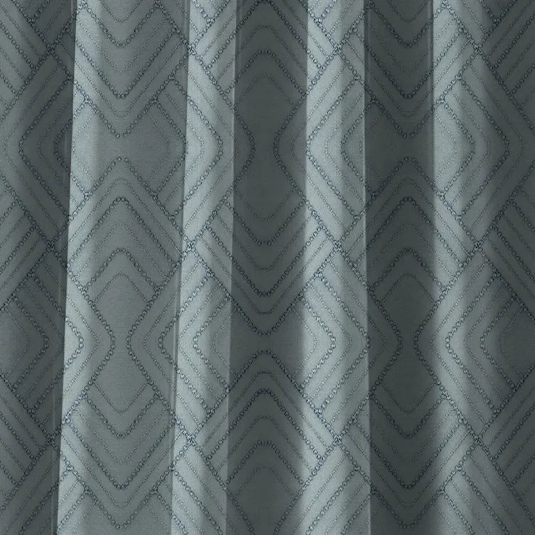 Hallmark Drapes Edition 5 - Glazing | Made to Order Sheer Curtains Glazing-Stoneblue-1