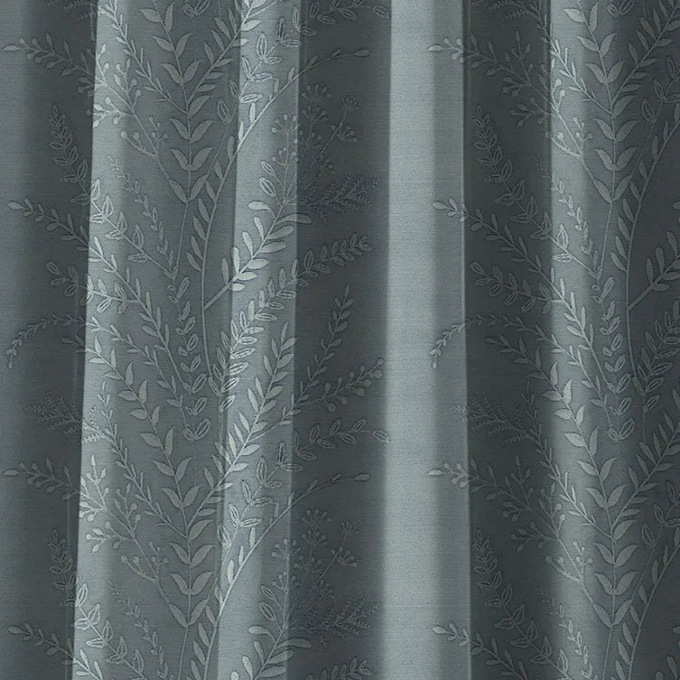 Hallmark Drapes Edition 5 - Floralstreak | Made to Order Sheer Curtains Floralstreak-Stoneblue