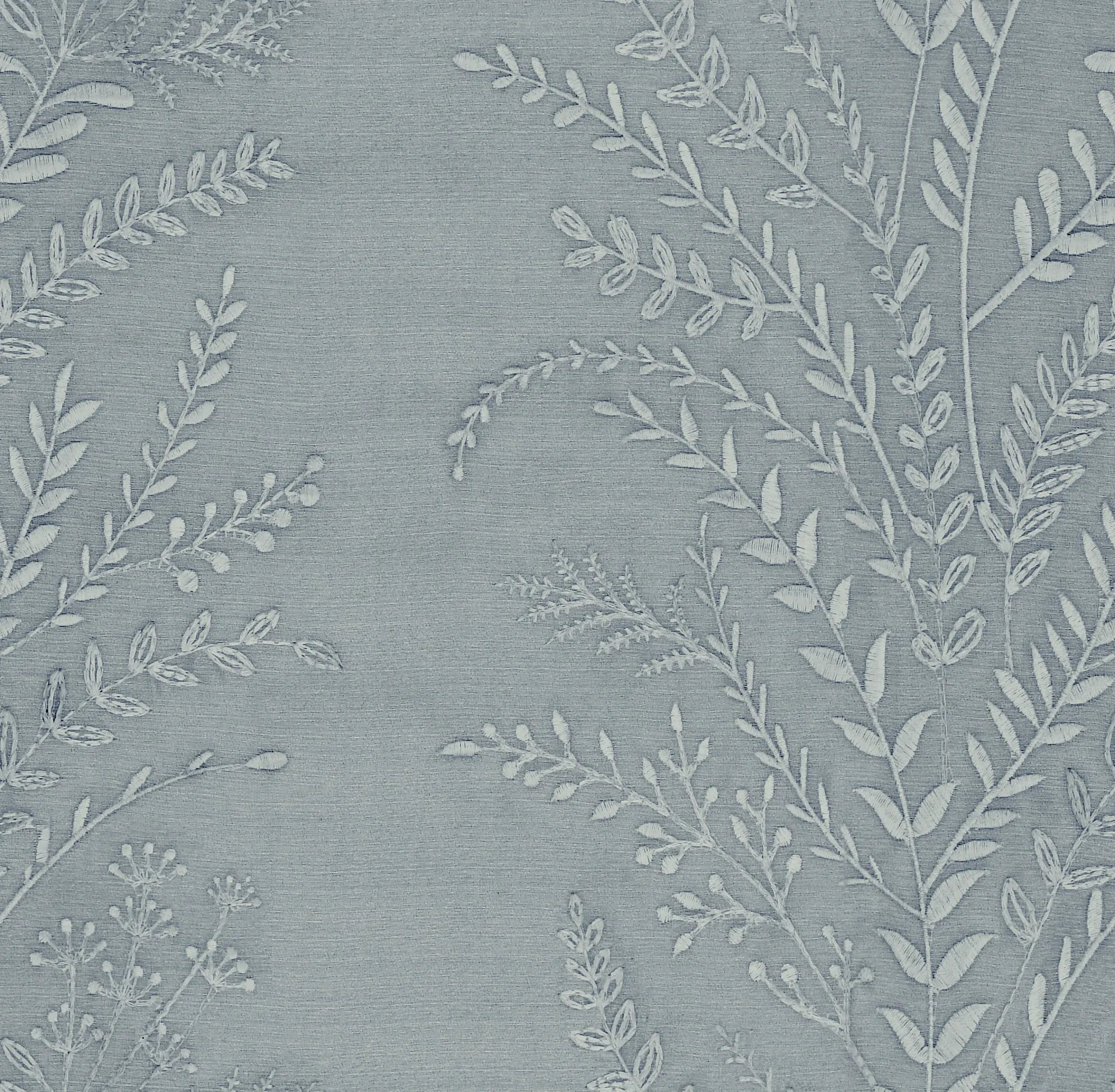 Hallmark Drapes Edition 5 - Floralstreak | Made to Order Sheer Curtains Floralstreak-Stoneblue