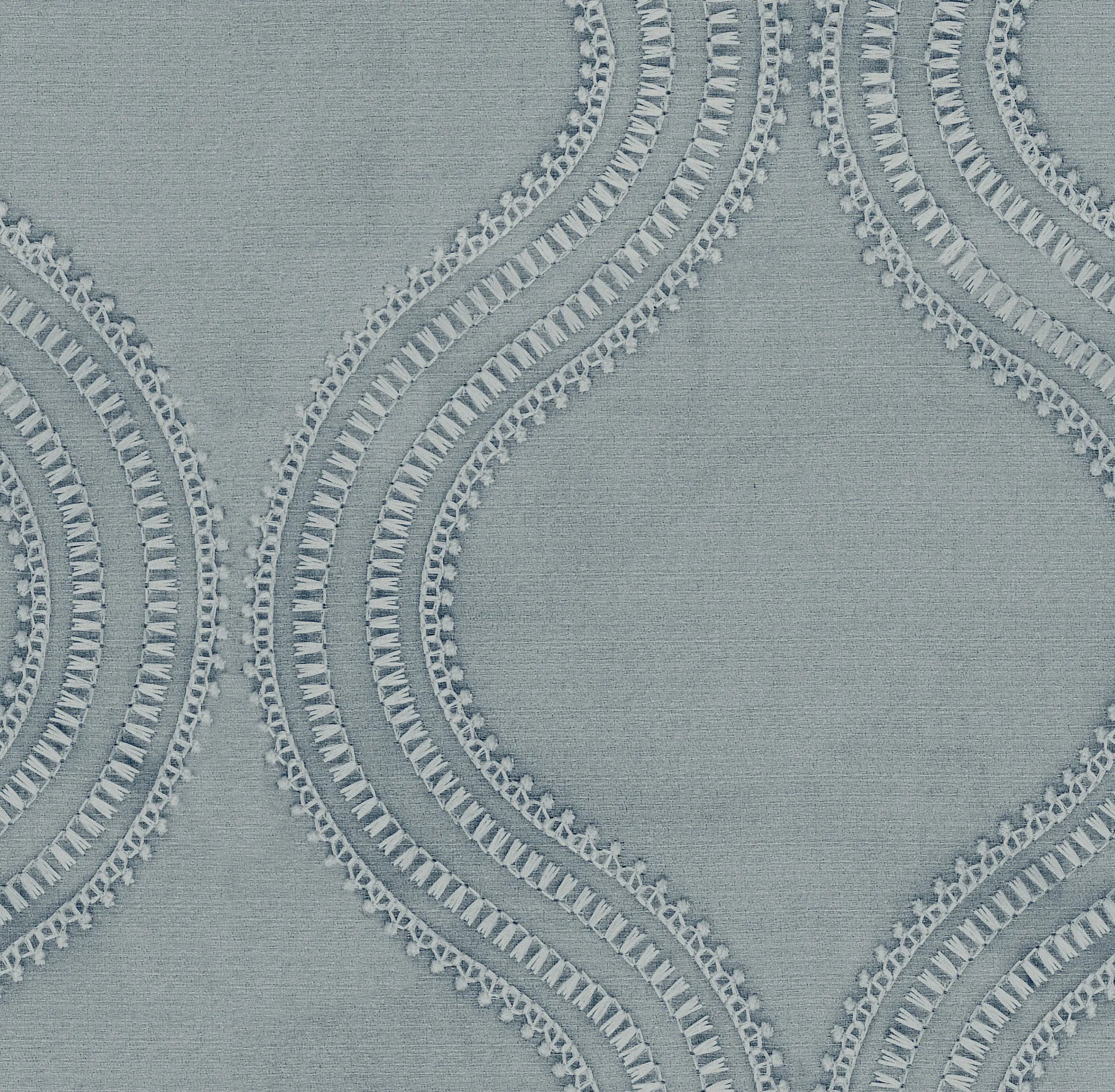 Hallmark Drapes Edition 5 - Oozing | Made to Order Sheer Curtains Oozing-Stoneblue