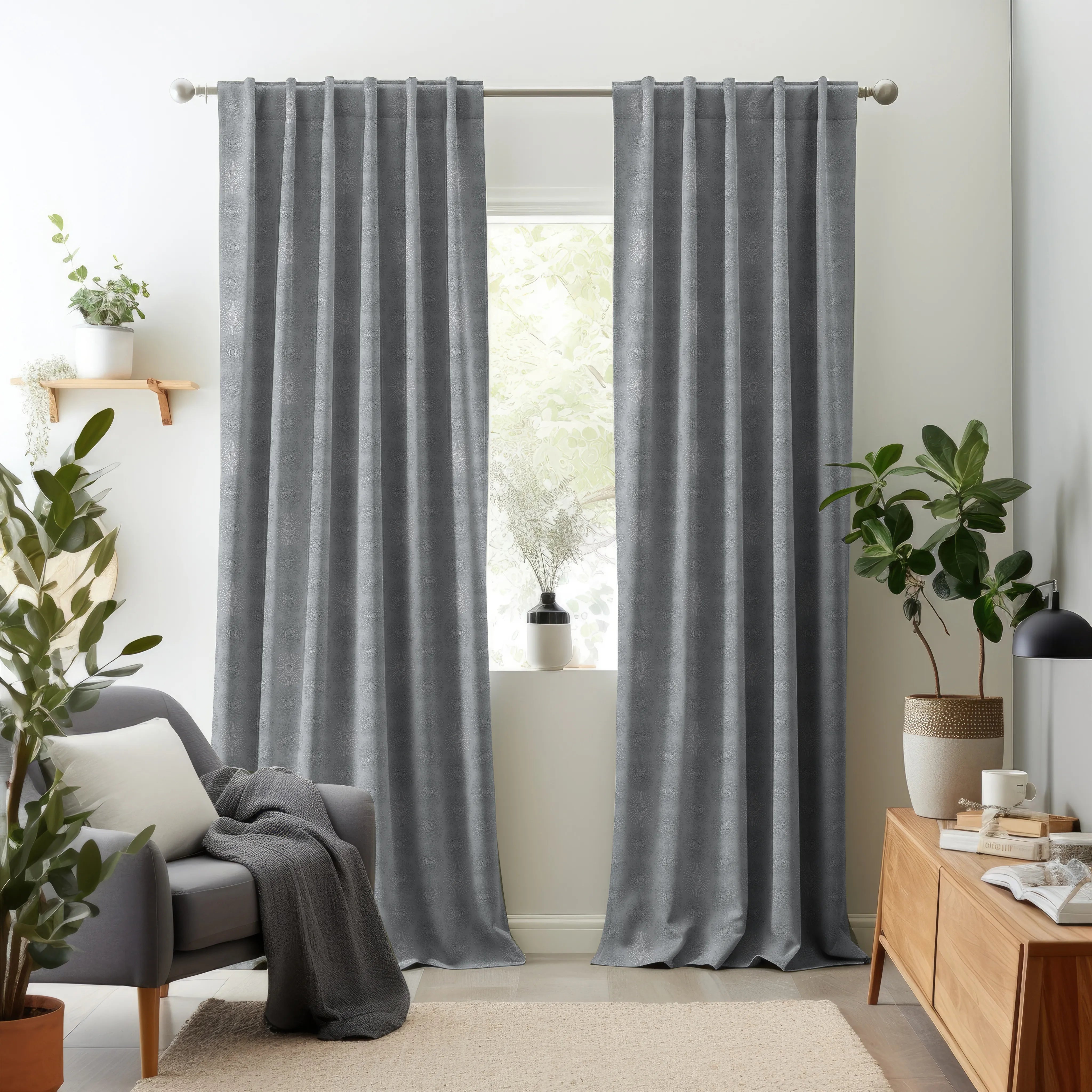 Hallmark Drapes Edition 5 - Lyra | Made to Order Sheer Curtains Lyra-Fog