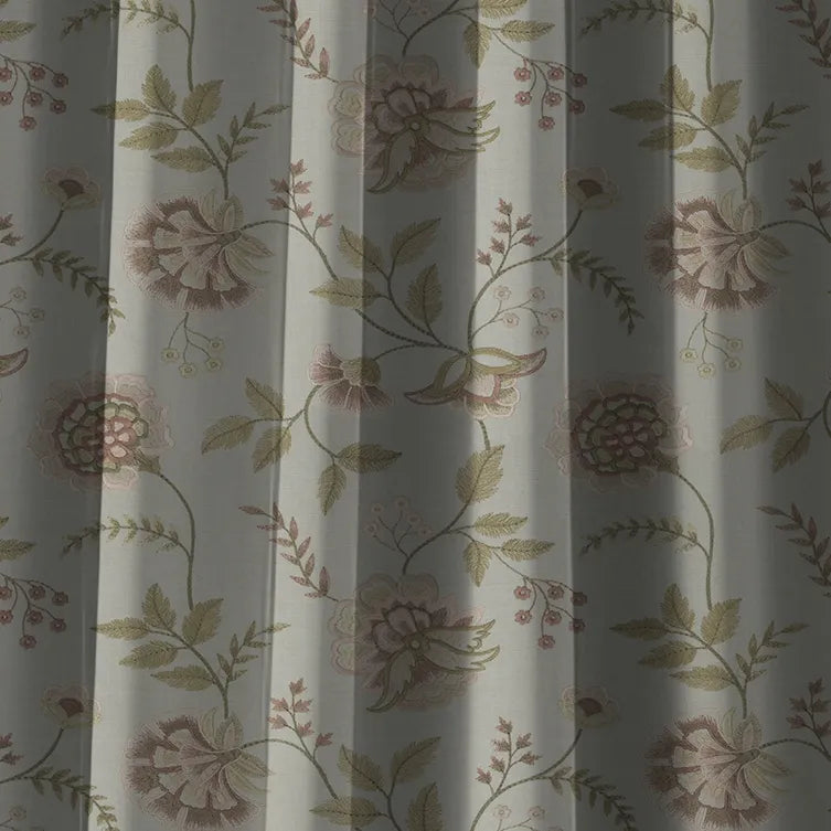 Nomad's Diary Edition 5 - Bouquet | Made to Order Light Filtering Curtains Bouquet-Flamingo