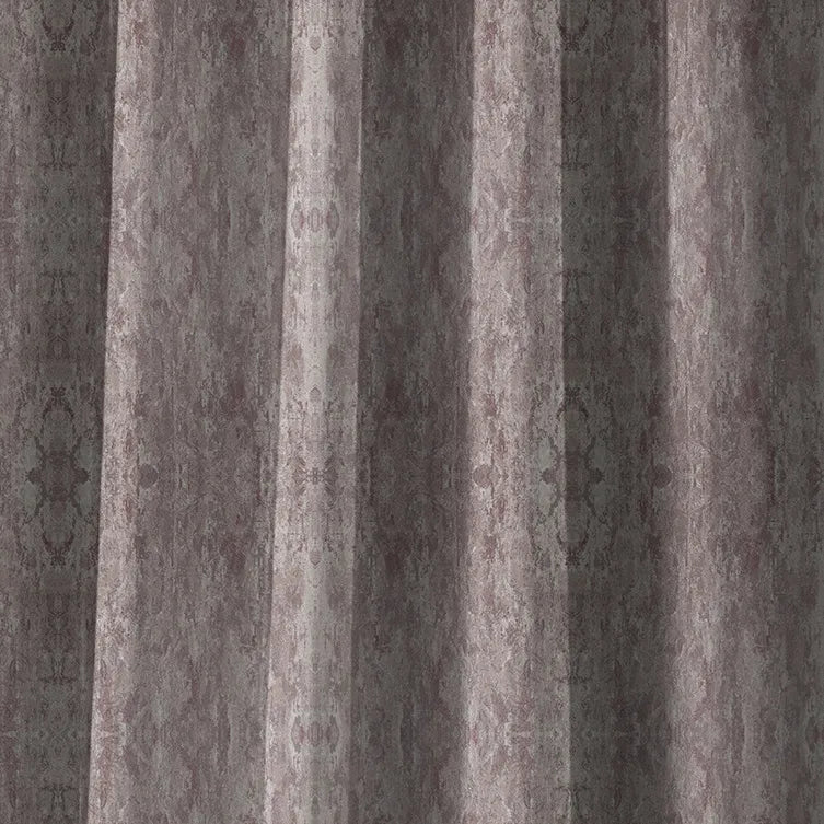 Cosmic Charm Edition 2 - Etch | Made to Order Light Filtering Curtains Etch-Rosewine