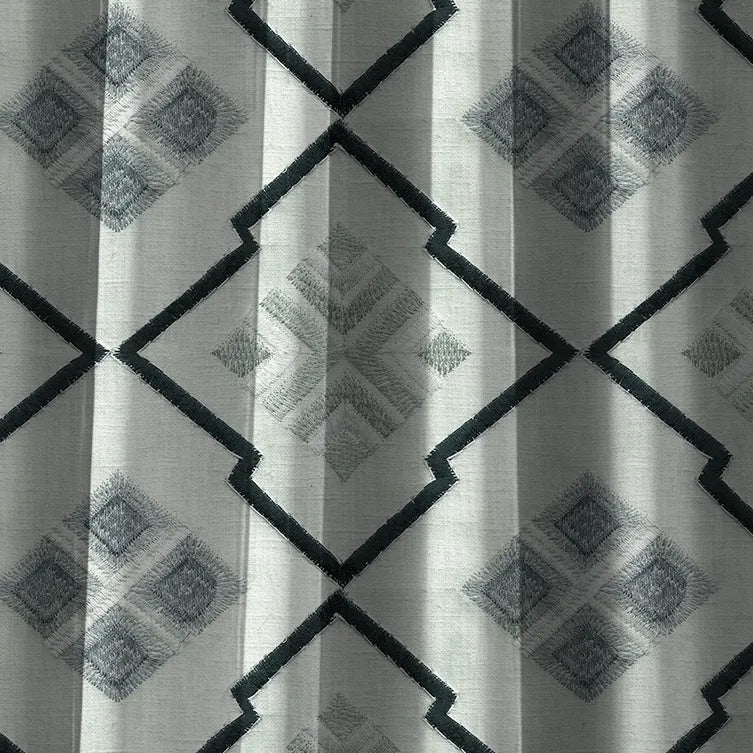 Hallmark Drapes Edition 6 - Dex | Made to Order Light Filtering Curtains Dex-Slate