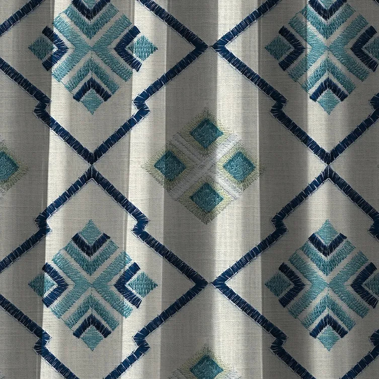 Hallmark Drapes Edition 6 - Dex | Made to Order Light Filtering Curtains Dex-Teal