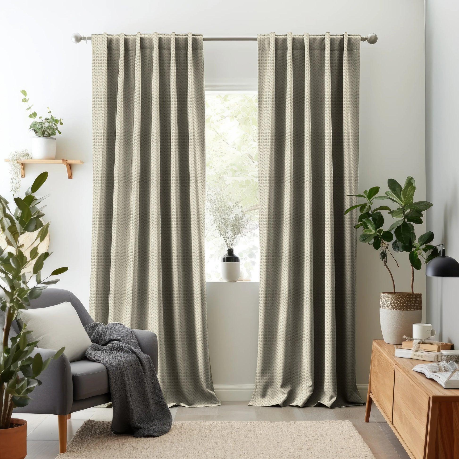Earthen Tales Edition 1 - Massif | Made to Order Light Filtering Curtains Massif-Neutral