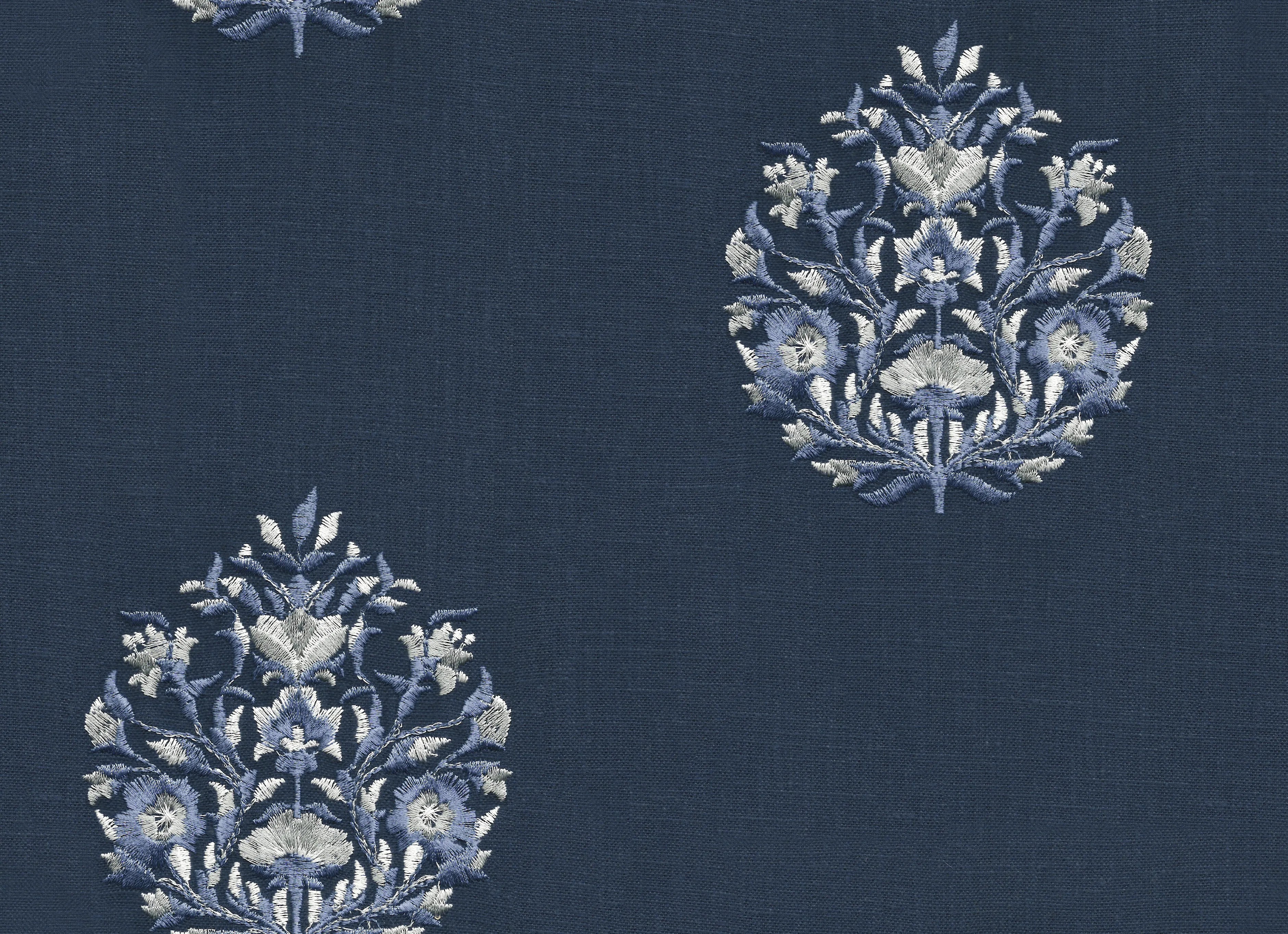 Nomad's Diary Edition 6 - Kusum | Made to Order Light Filtering Curtains Kusum-Indigo