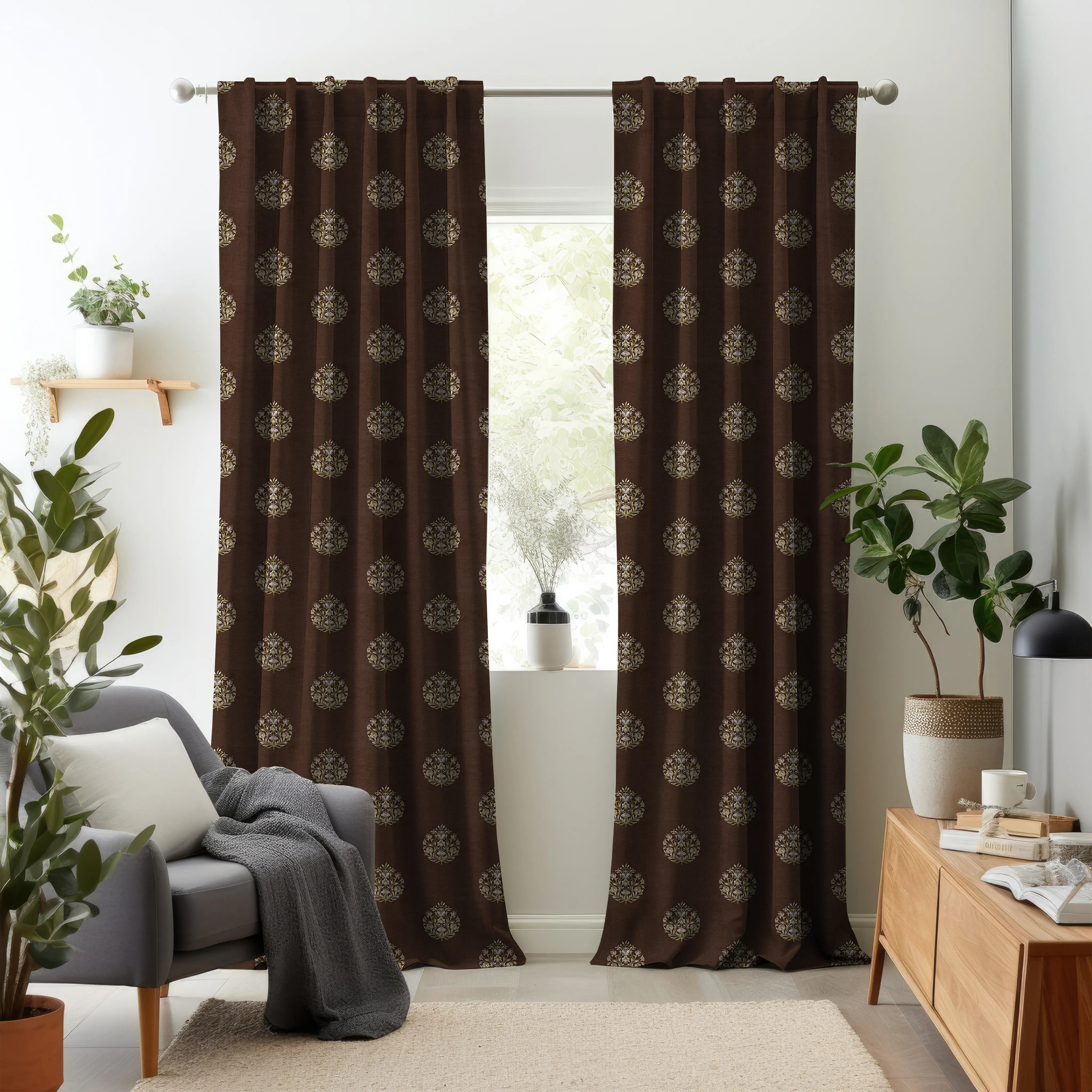 Nomad's Diary Edition 6 - Kusum | Made to Order Light Filtering Curtains Kusum-Clay