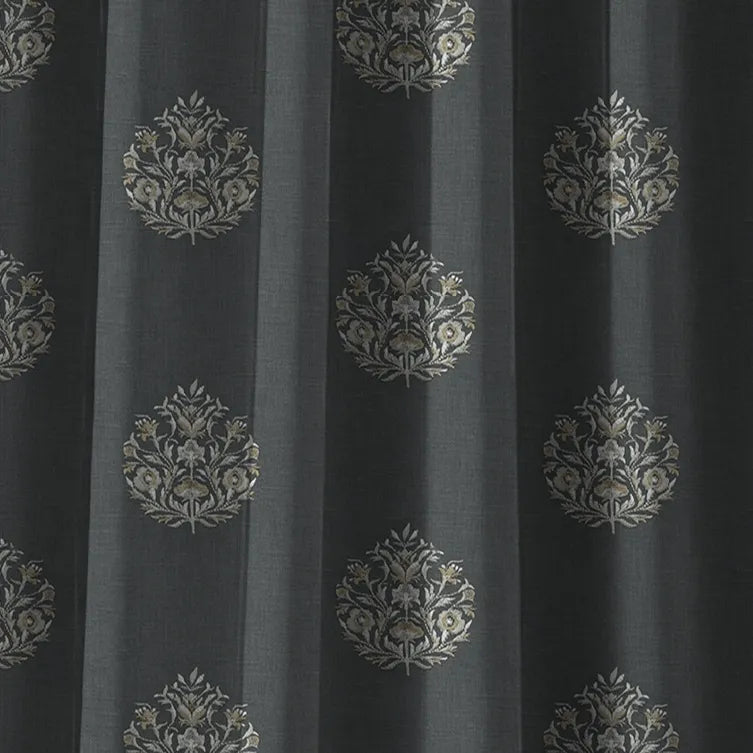 Nomad's Diary Edition 6 - Kusum | Made to Order Light Filtering Curtains Kusum-Coal