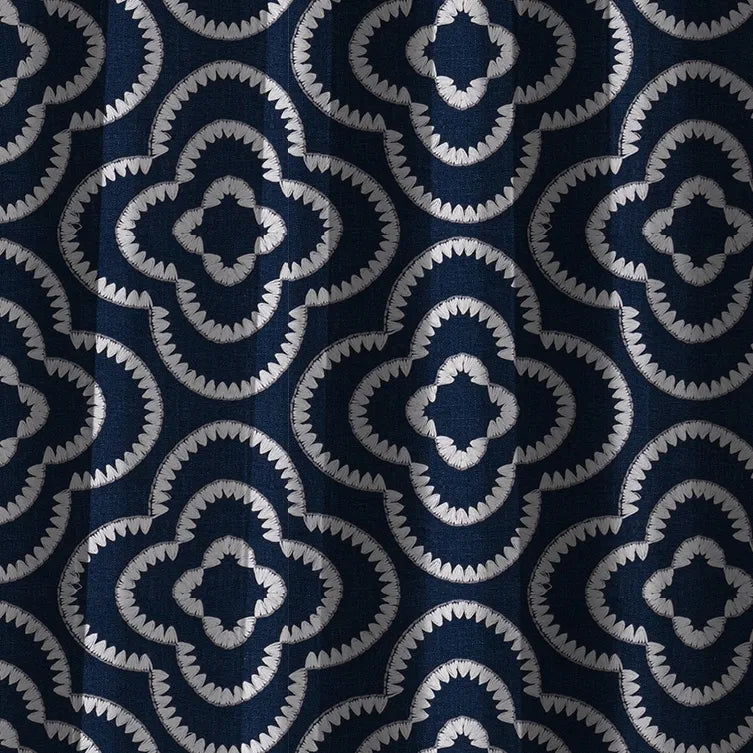 Nomad's Diary Edition 2 - Meadow | Made to Order Light Filtering Curtains Meadow-Midnight