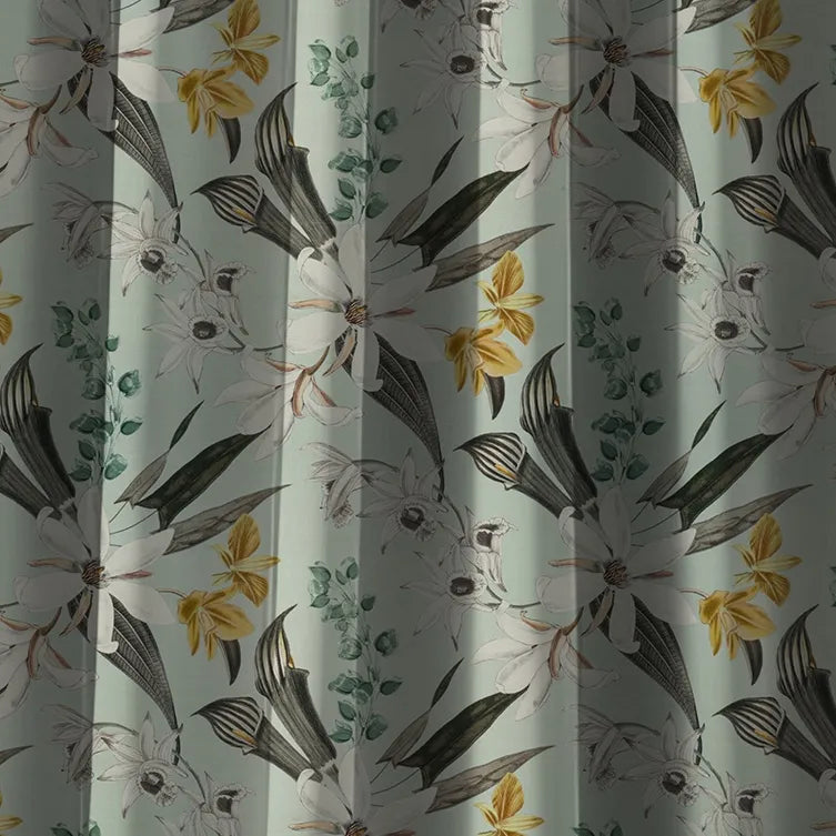 Nomad's Diary Edition 4 - Frangipani | Multipurpose Fabric Frangipani-Aqua Marine