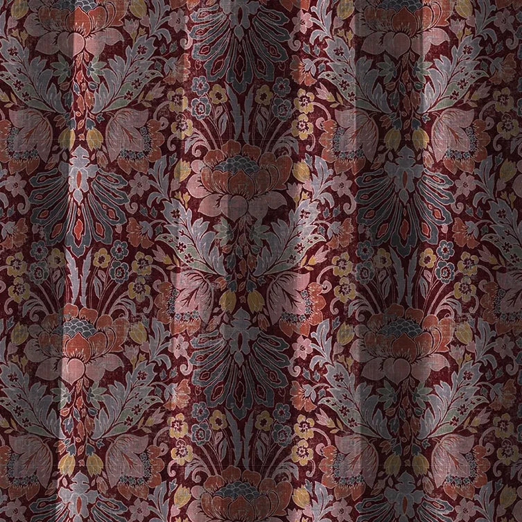 Hallmark Drapes Edition 1 - Morrison | Multipurpose Fabric Morrison-Merlot
