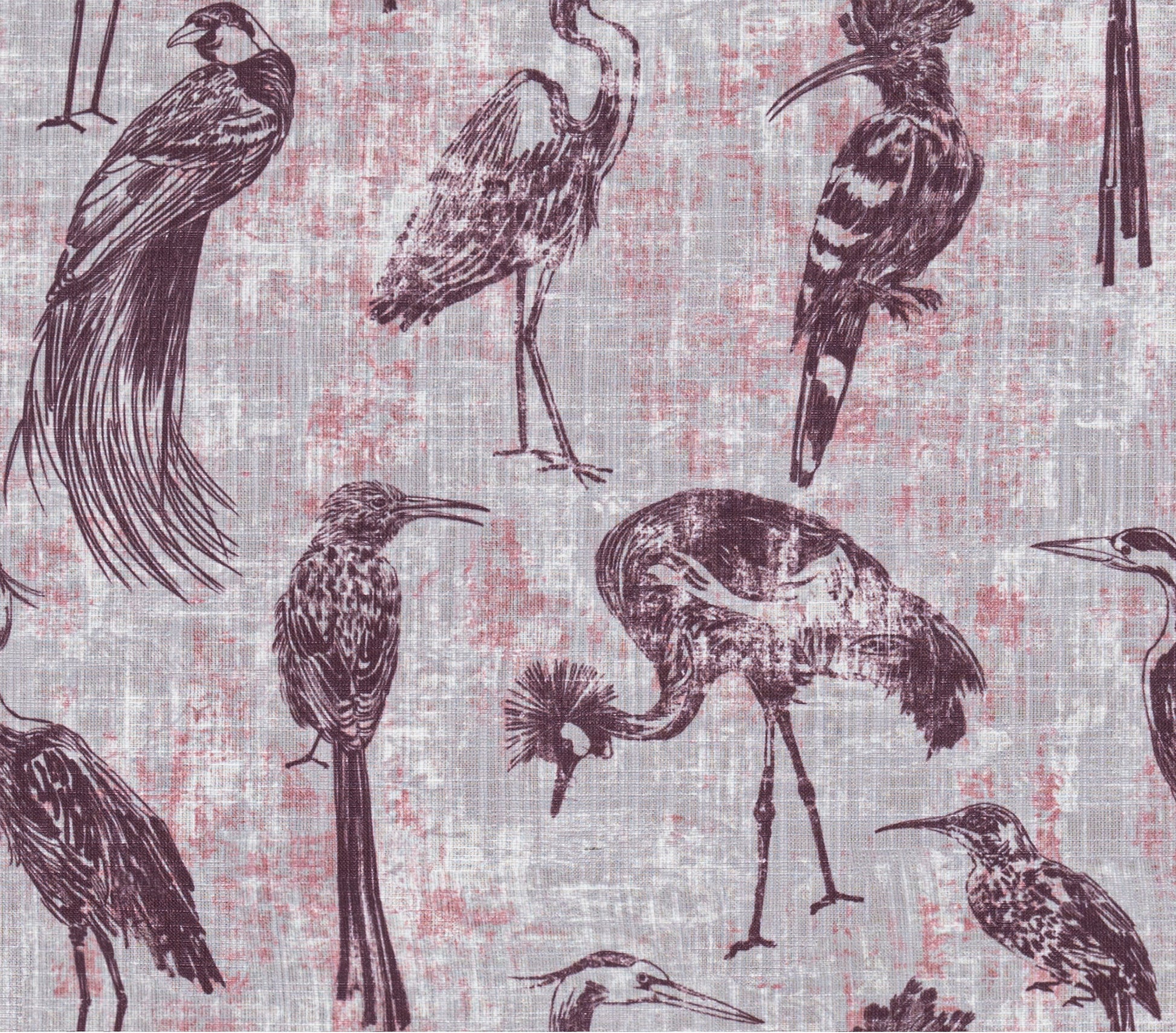 Nomad's Diary Edition 1 | Made-to-Order Light Filtering Curtains Plum-Safari