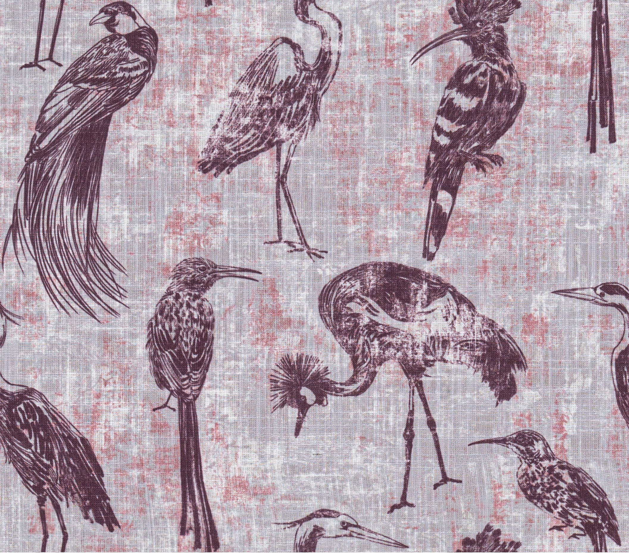 Nomad's Diary Edition 1 | Made-to-Order Light Filtering Curtains Plum-Safari