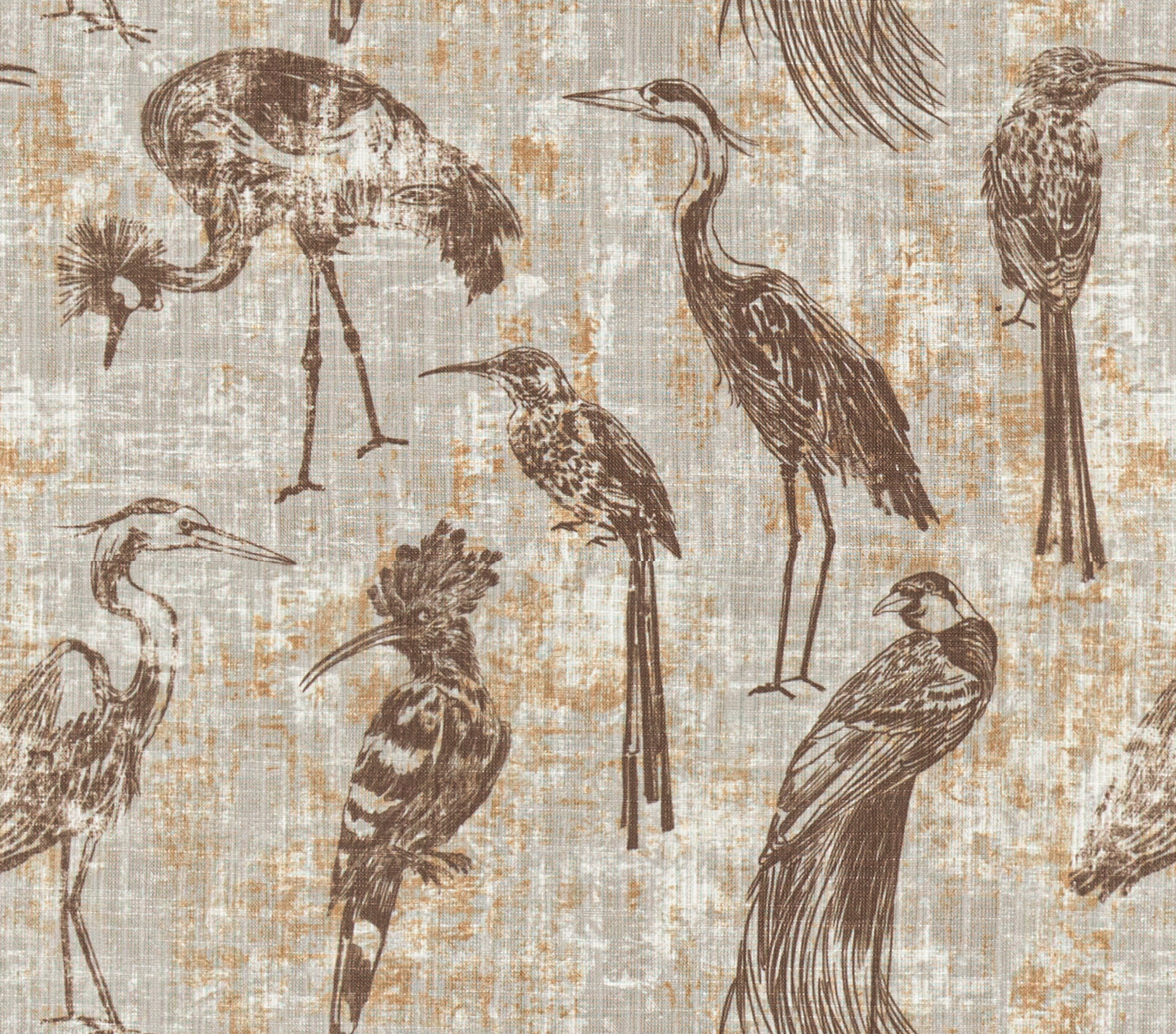 Nomad's Diary Edition 1 | Made-to-Order Light Filtering Curtains Brass-Safari