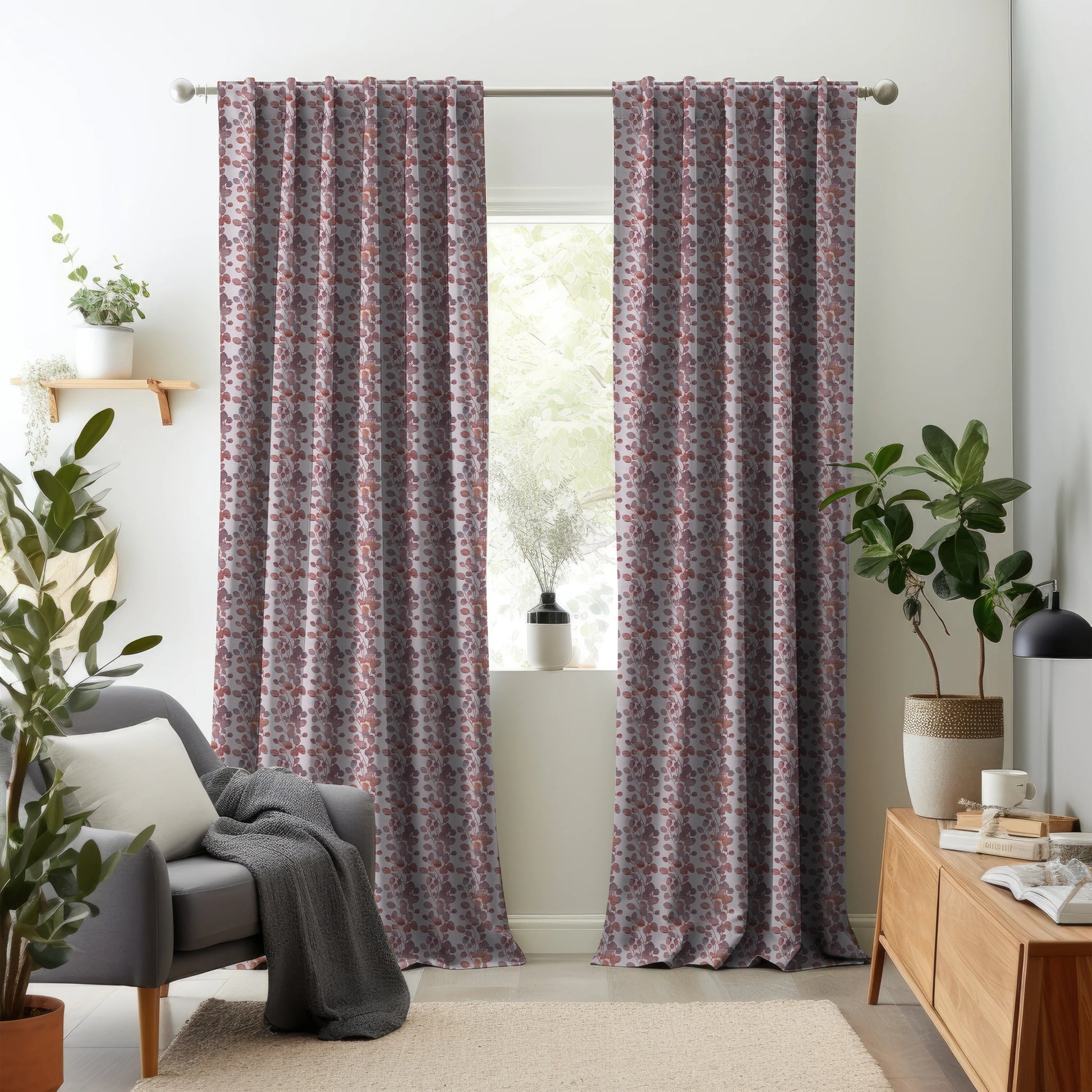 Nomad's Diary Edition 1 - Bliss | Made to Order Light Filtering Curtains Bliss-Coral