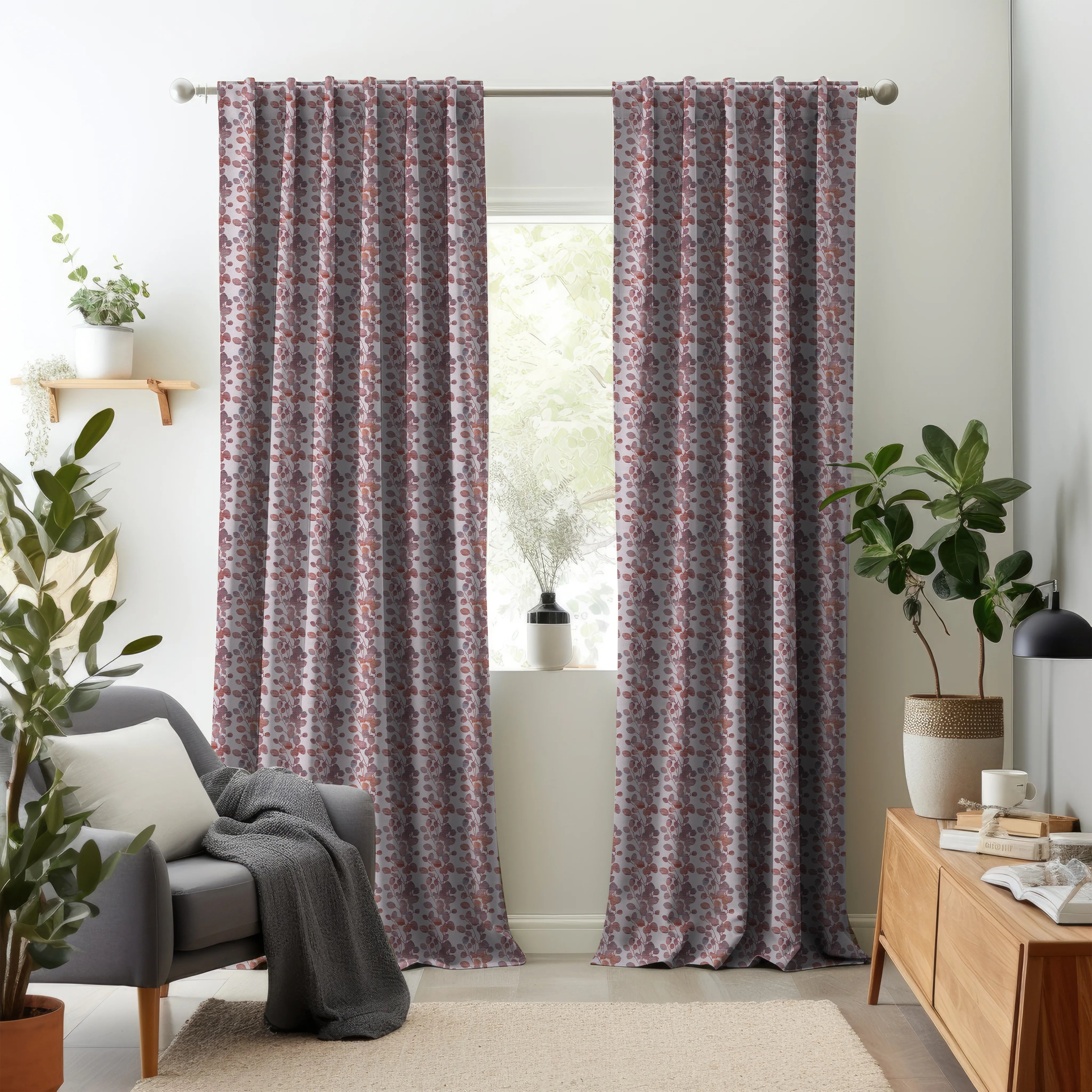 Nomad's Diary Edition 1 - Bliss | Made to Order Light Filtering Curtains Bliss-Coral