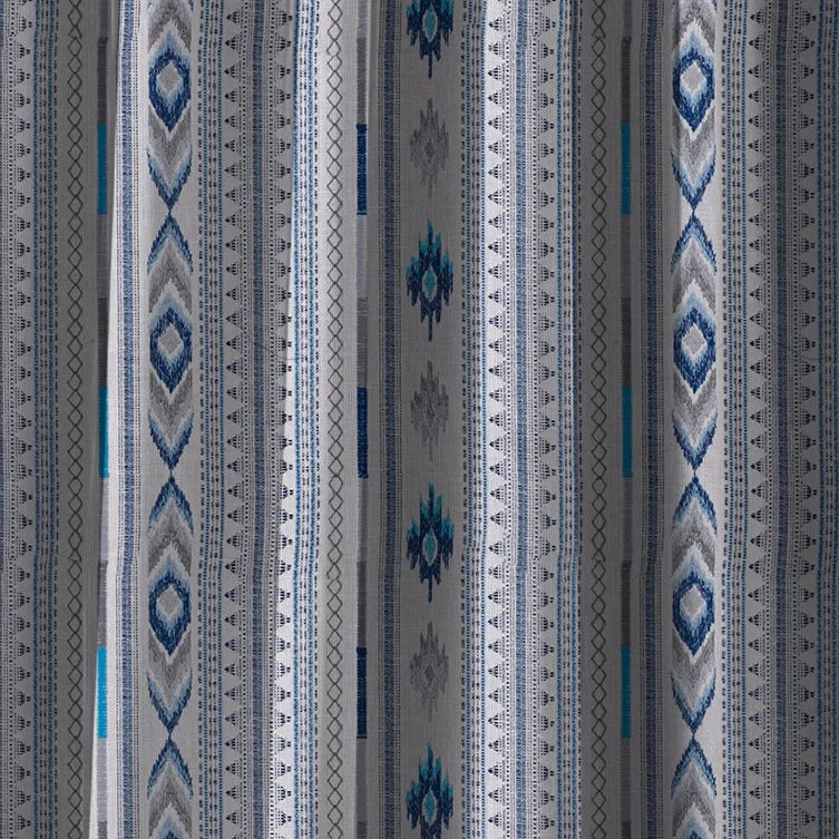 Nomad's Diary Edition 2 - Tribe | Made to Order Light Filtering Curtains Tribe-Indigo