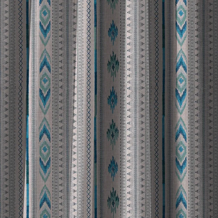 Hallmark Drapes Edition 1 - Tribe | Multipurpose Fabric Tribe-Teal