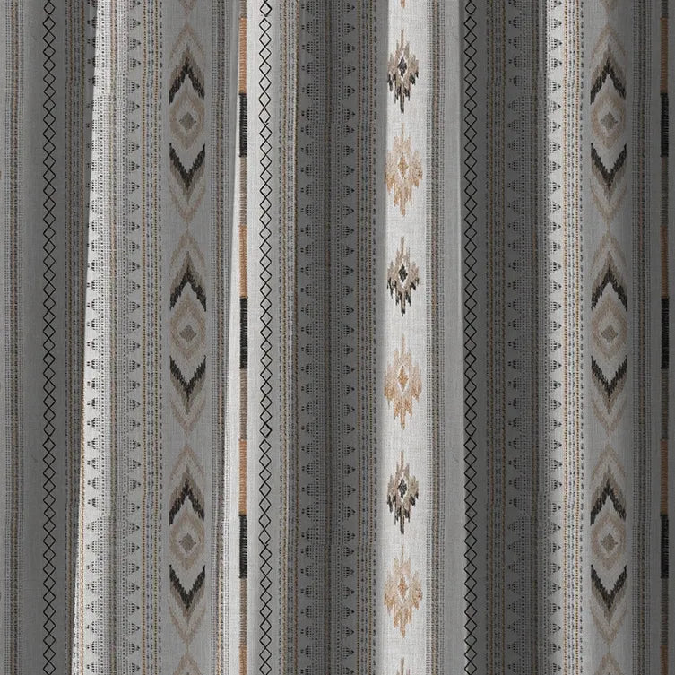 Nomad's Diary Edition 2 - Tribe | Made to Order Light Filtering Curtains Tribe-Taupe