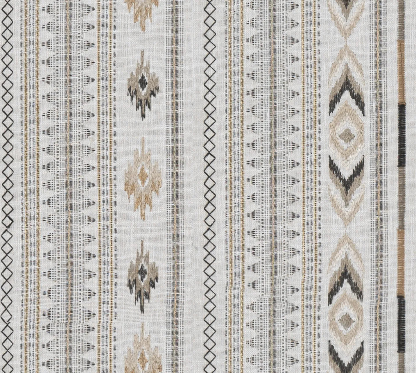 Nomad's Diary Edition 2 - Tribe | Made to Order Light Filtering Curtains Tribe-Taupe