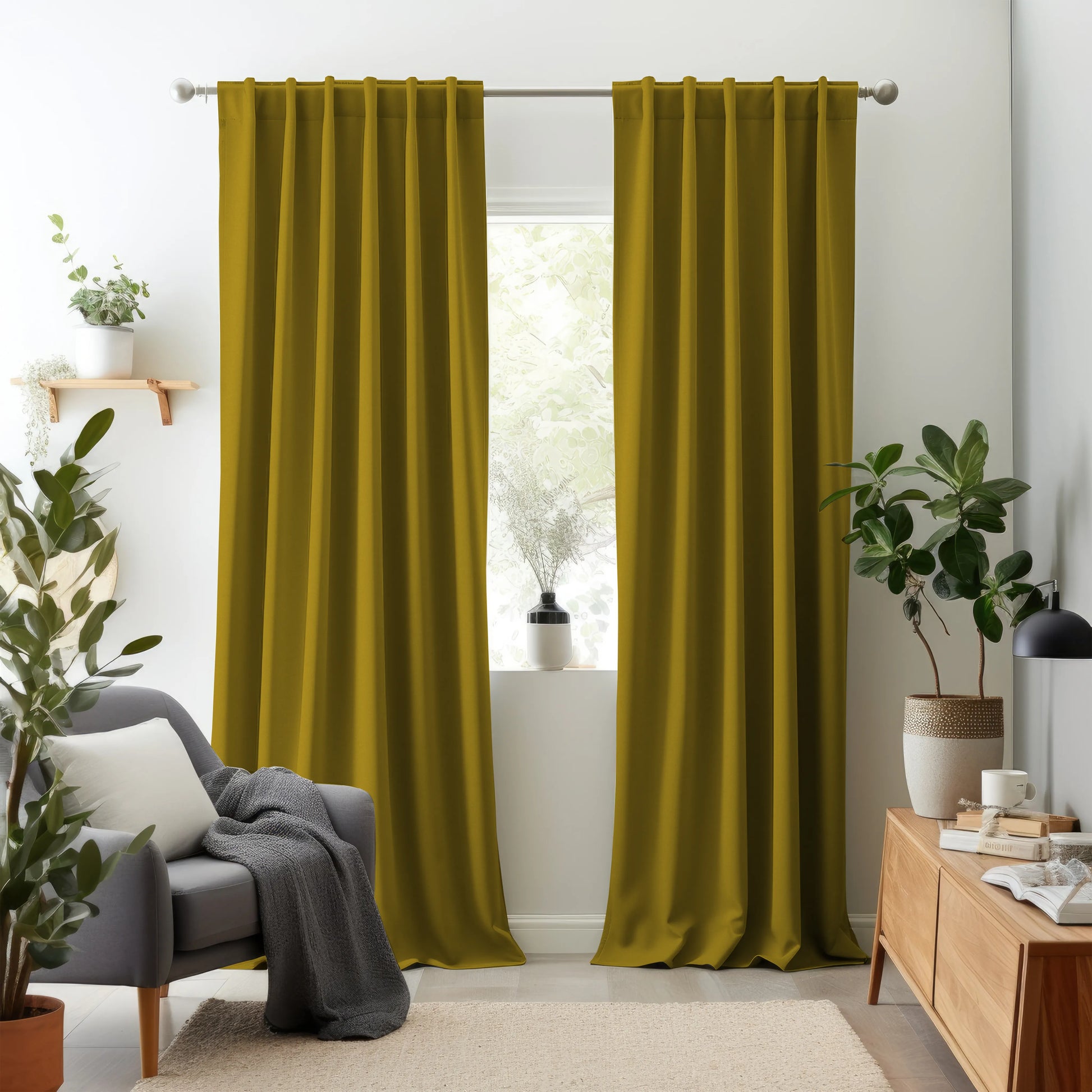 Hallmark Drapes Edition 1 - Florence | Multipurpose Fabric Florence-Sunflower