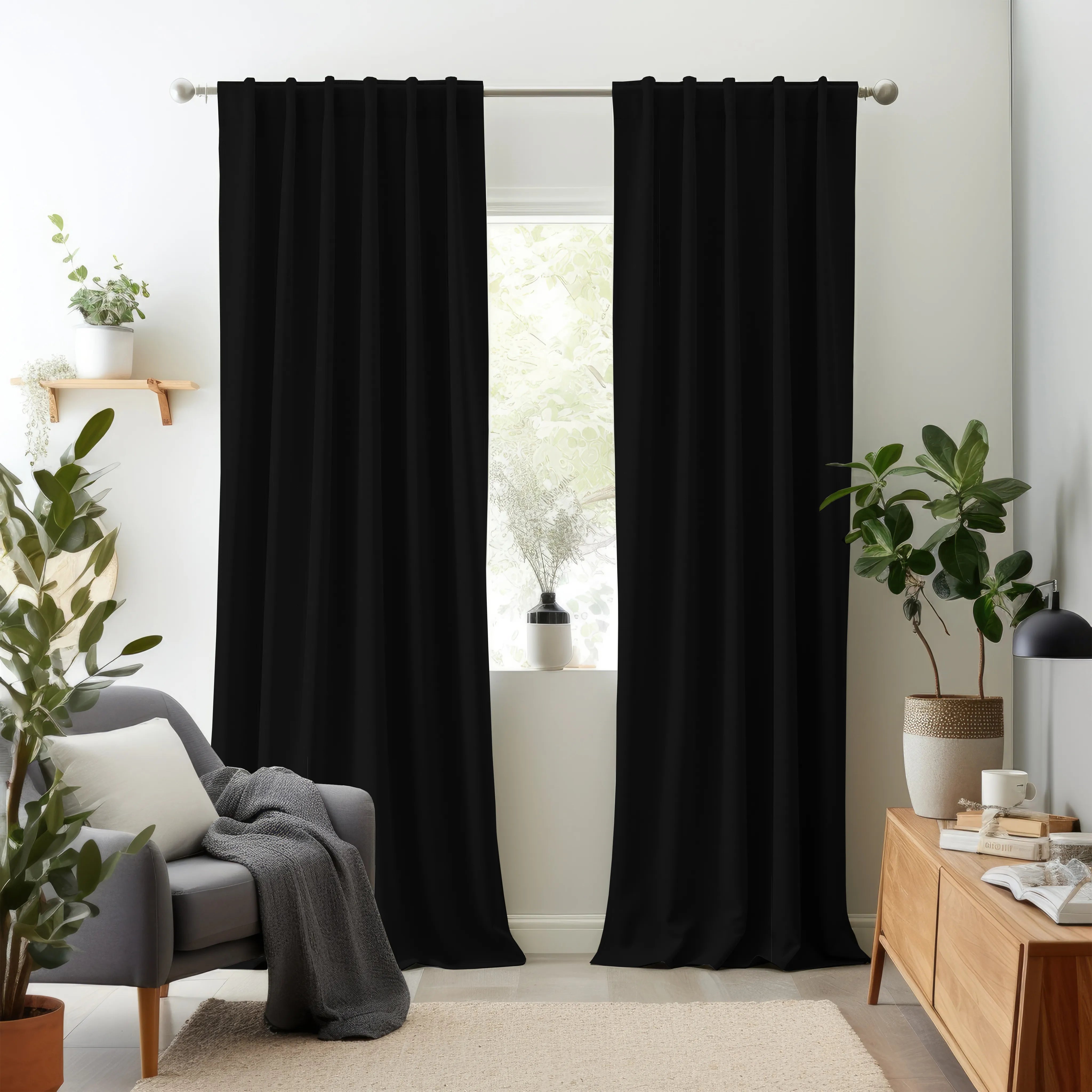 Hallmark Drapes Edition 9 - Florence | Upholstery Fabric Florence-Ebony