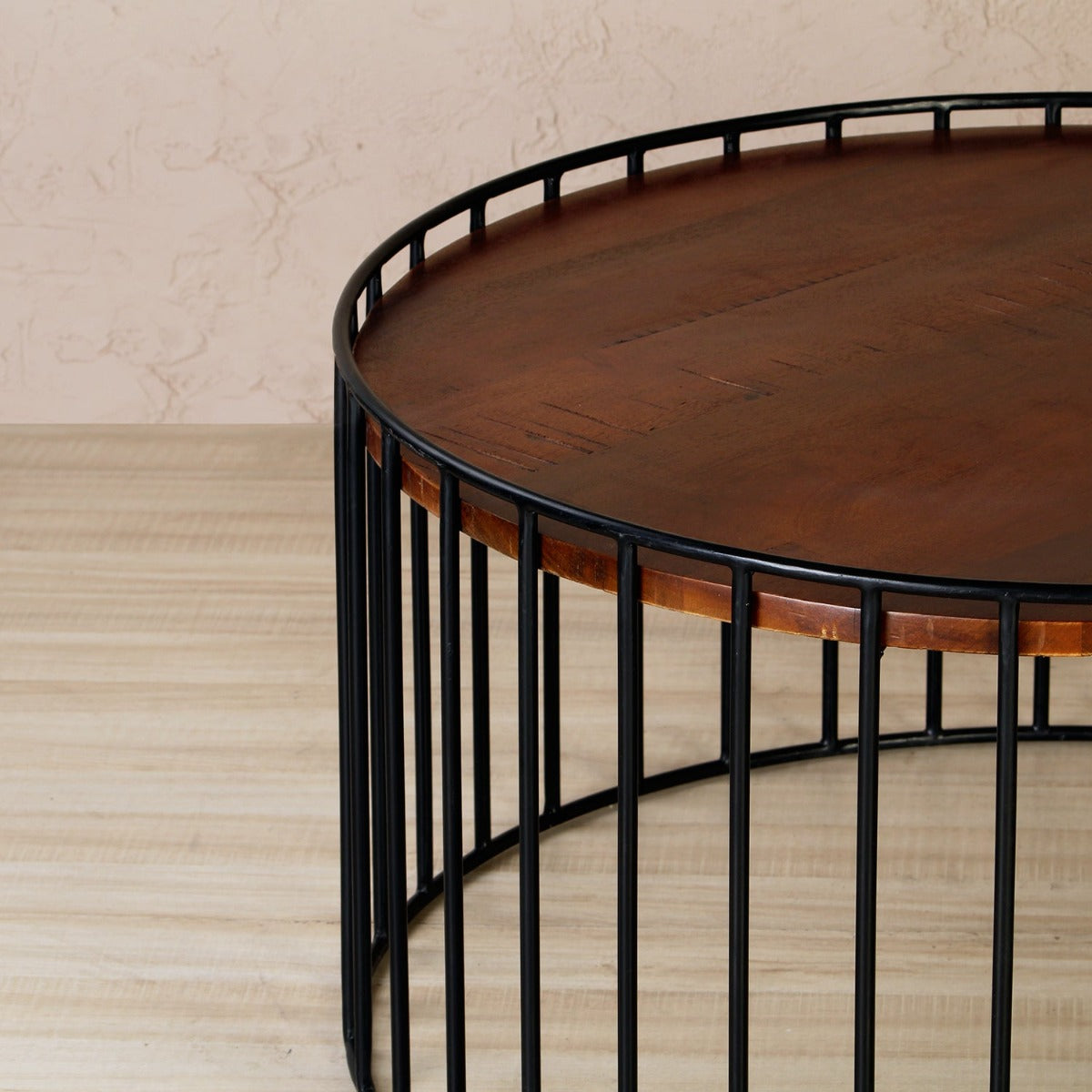 Wooden Birdcage Coffee Table