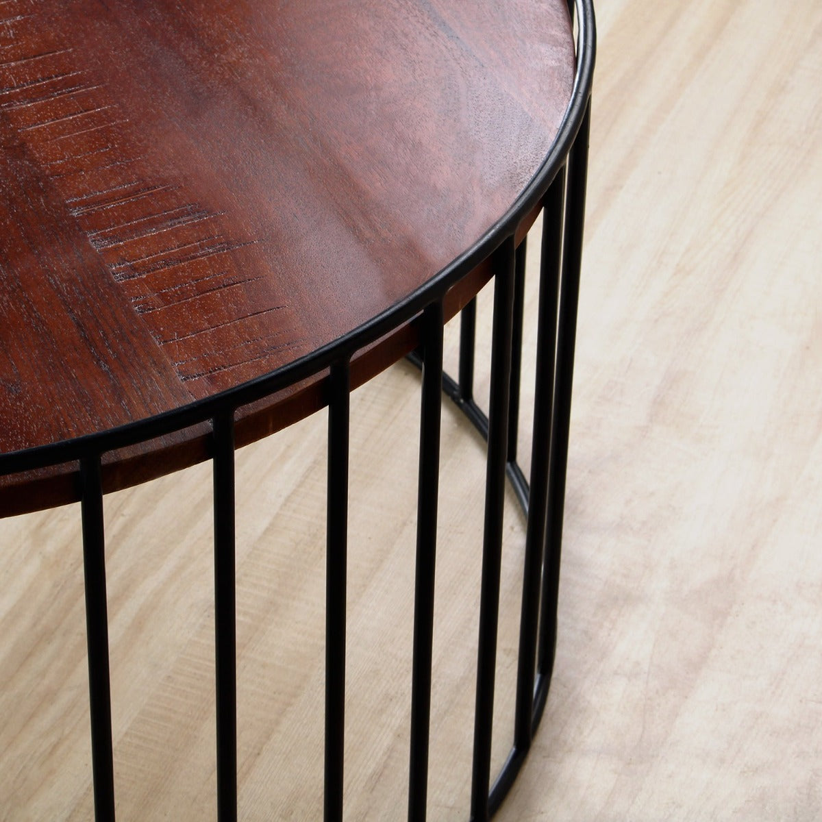 Wooden Birdcage Coffee Table