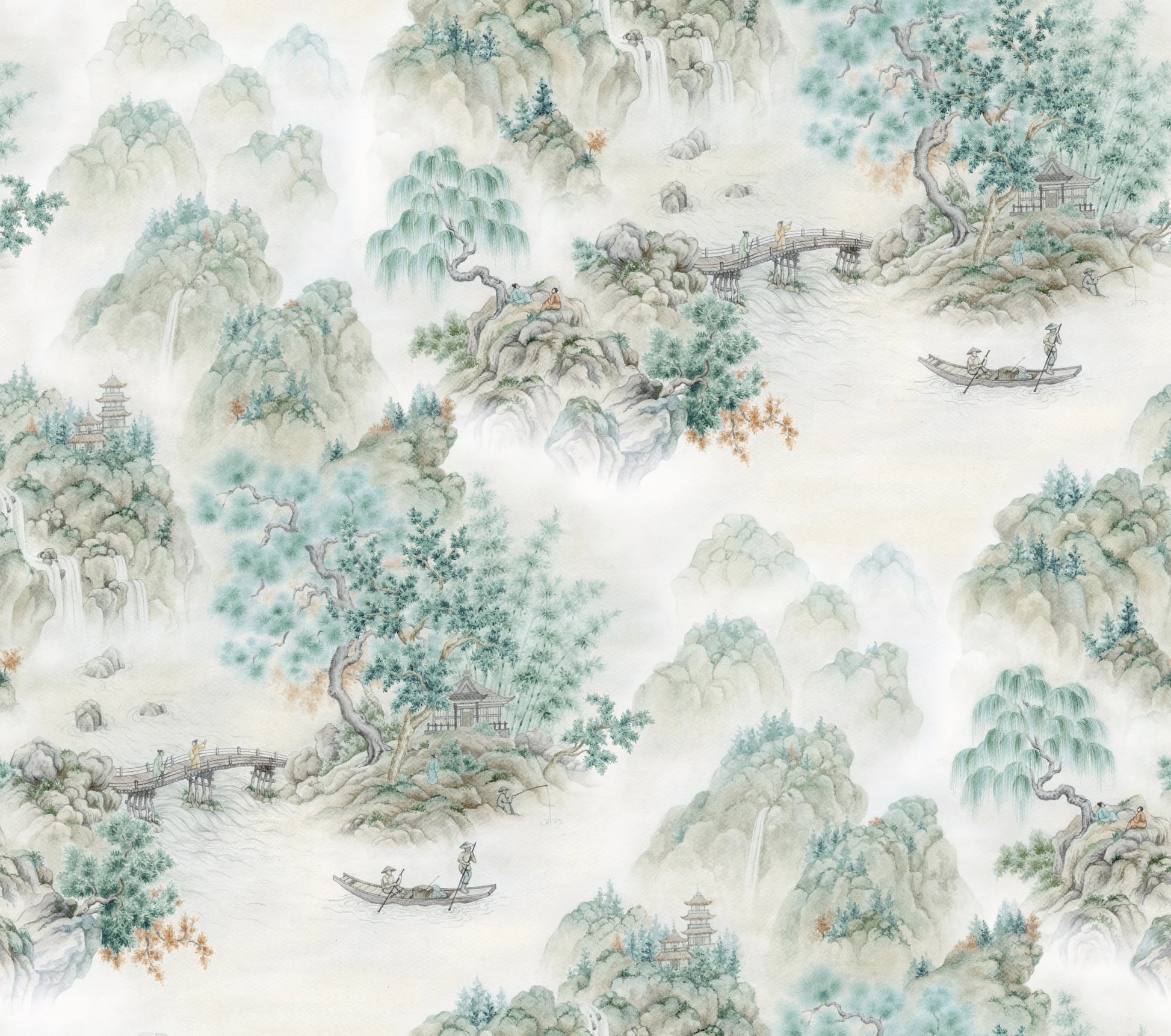 Nomad's Diary Edition 8 - Fuji | Multipurpose Fabric Fuji-Wasabi