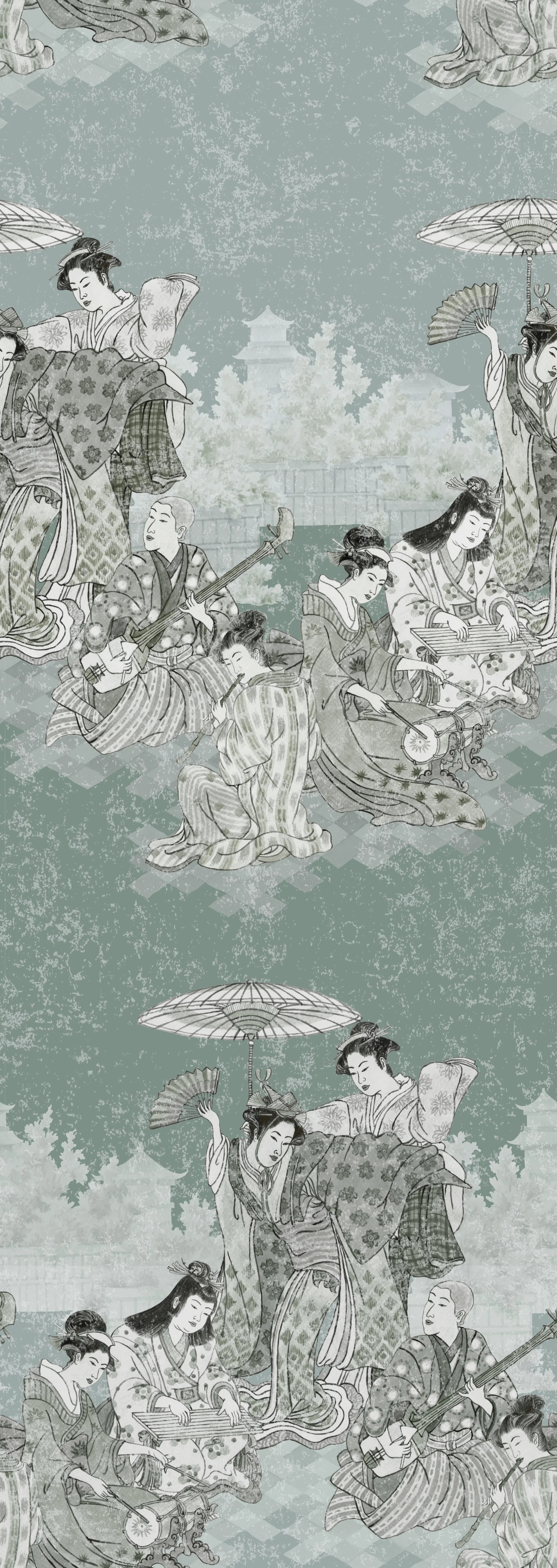 Nomad's Diary Edition 8 - Shizem | Multipurpose Fabric Shizem-Wasabi