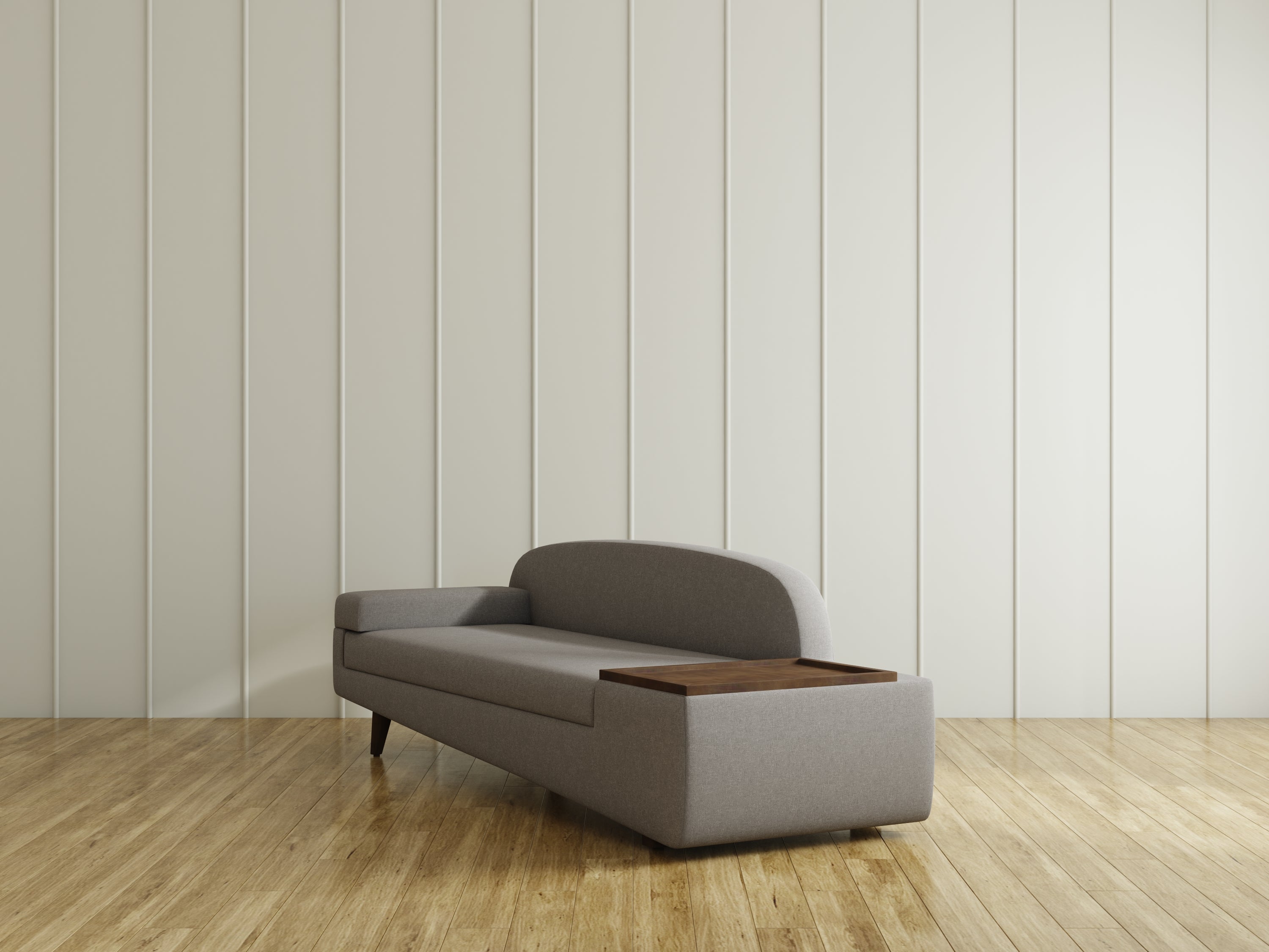 Wedge 3 Seater Sofa, Left Arm
