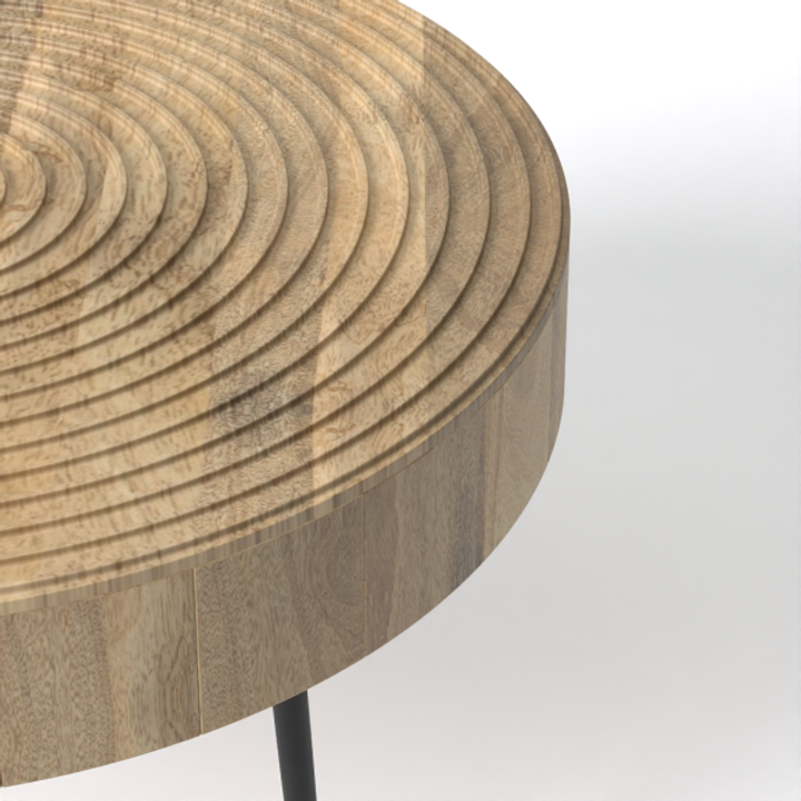 Aspen Round Nesting Coffee Table Set