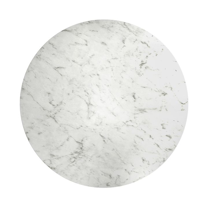 Athena Marble End Table With Metal Legs