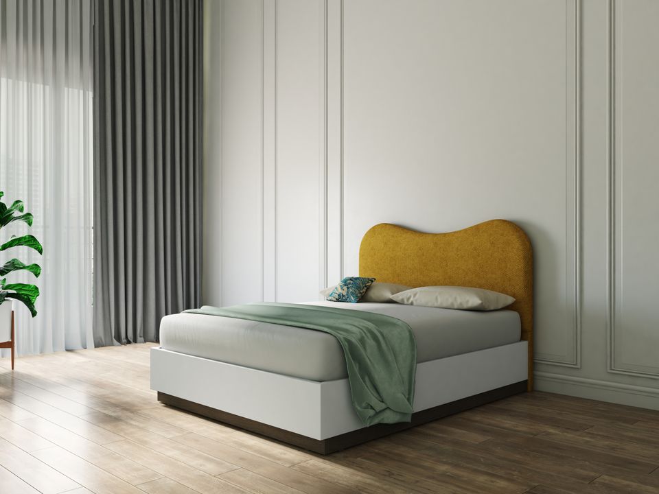 Hayden Home Premium Curved Venice Panel Bed