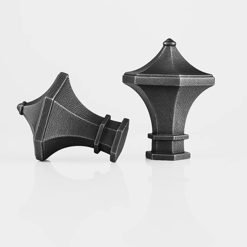 Charcoal Octagon End Cap
