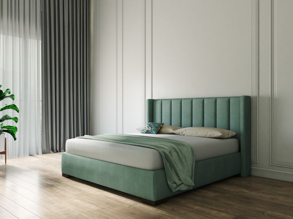 Hayden Home Premium Groove San Francisco Upholstered Bed