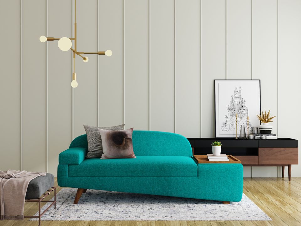 Wedge 2 Seater Sofa with Left Arm