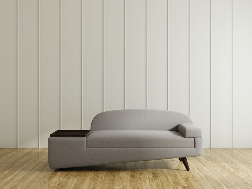Wedge 2 Seater Sofa with Right Arm